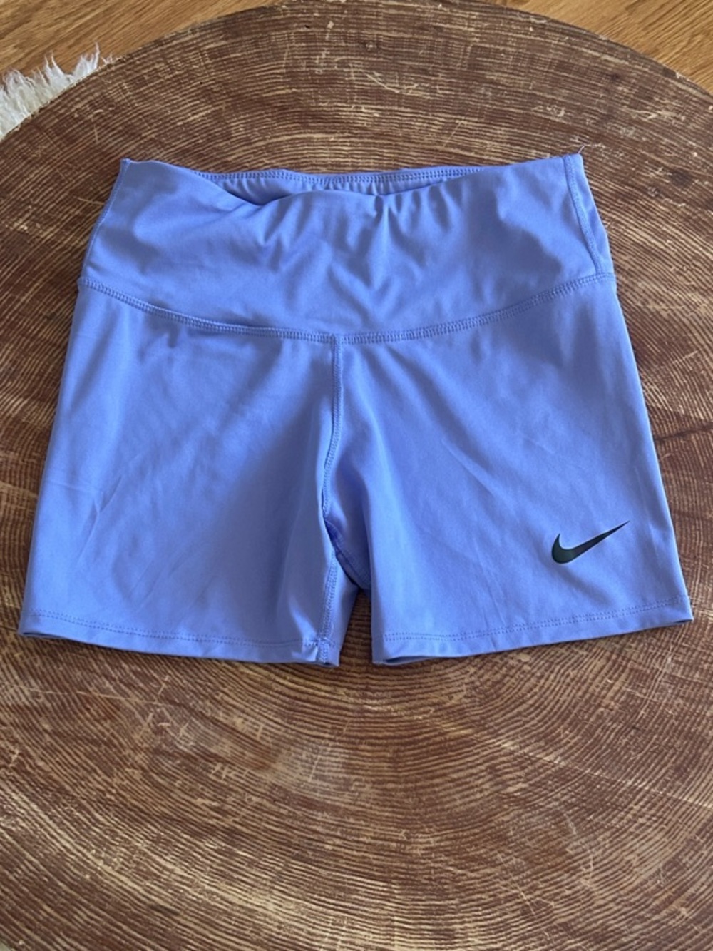 Nike Lavender Women's Dri-Fit Athletic Bike Shorts Size Latge